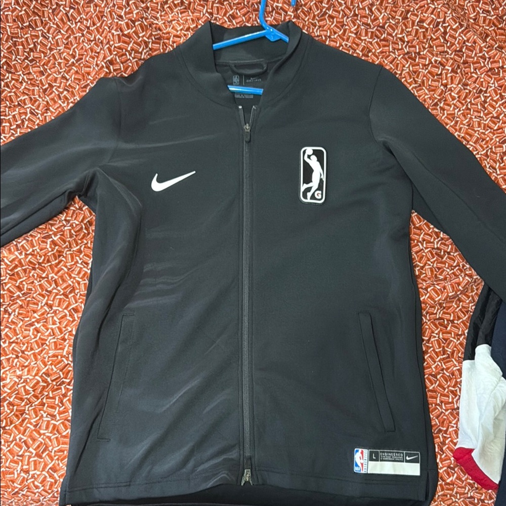 Nike Black NBA Zip-Front Track Jacket